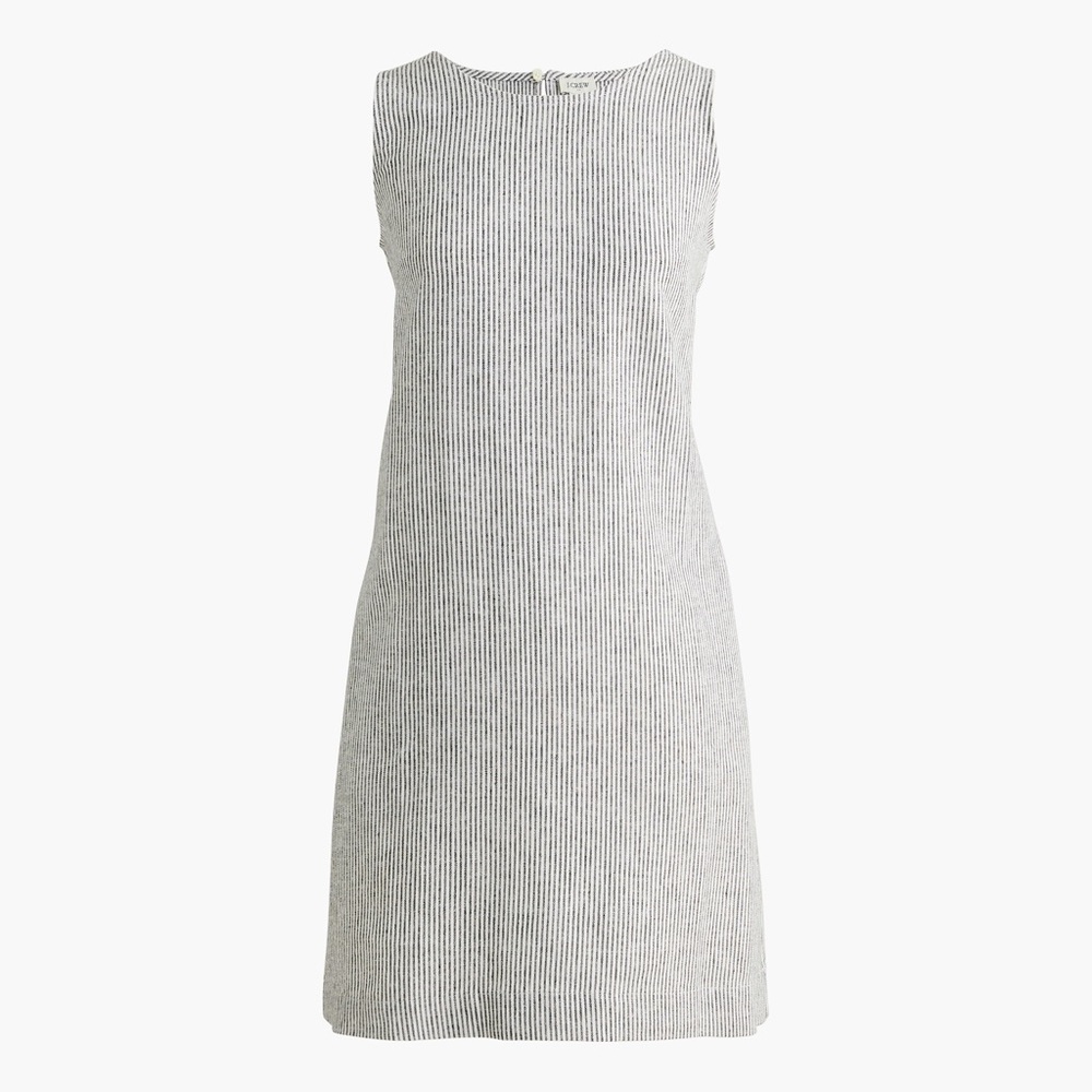 J Crew Linen Blend Sleeveless Dress